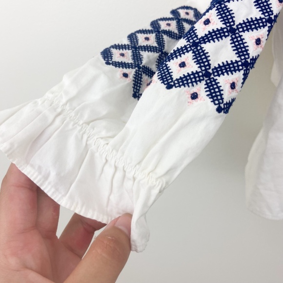 Rebecca minkoff embroidered white Tiffany top XS - Picture 11 of 11